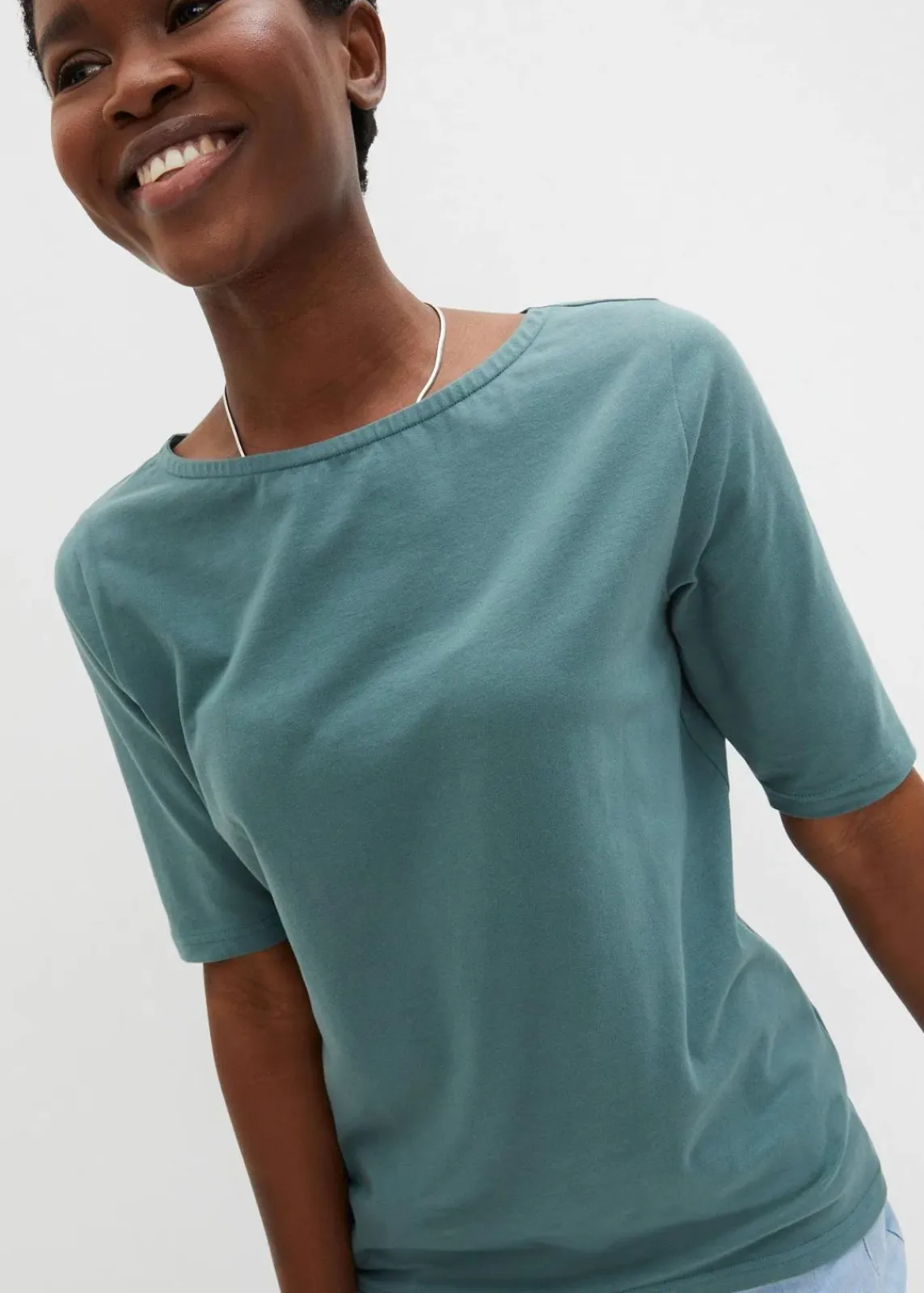 U-Boot-Ausschnitt-Shirt|bonprix New