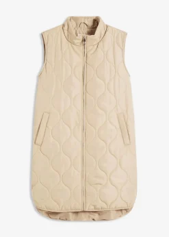 bonprix Bekleidung·Hosen|Jacken & Mäntel|Ultraleichte Steppweste mattschilf