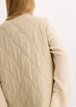 bonprix Bekleidung·Hosen|Jacken & Mäntel|Ultraleichte Steppweste mattschilf