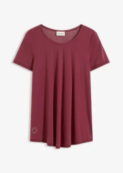 Ultrasoftes Funktionsshirt mit Mesheinsatz, schnelltrocknend|bonprix