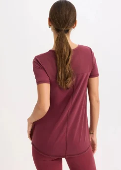 Ultrasoftes Funktionsshirt mit Mesheinsatz, schnelltrocknend|bonprix