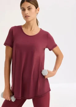 Ultrasoftes Funktionsshirt mit Mesheinsatz, schnelltrocknend|bonprix