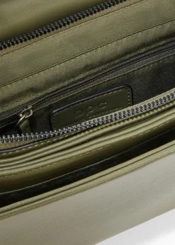 bonprix Taschen|Umhängetasche mit abnehmbarem Taschengurt oliv