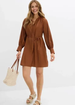 Umstands- und Stillblusenkleid aus fließender Viskose|bonprix New