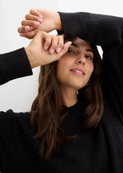 Umstands- und Stillpullover aus Baumwolle mit Wollanteil|bonprix Online