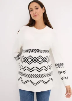 Umstands- und Stillpullover aus Baumwollmischgewebe|bonprix Online