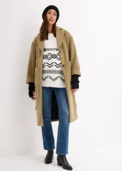 Umstands- und Stillpullover aus Baumwollmischgewebe|bonprix Online