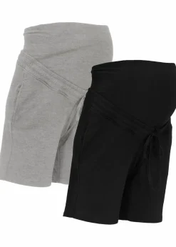 Umstands-Bermudas aus weicher Sweatware (2er Pack)|bonprix Online