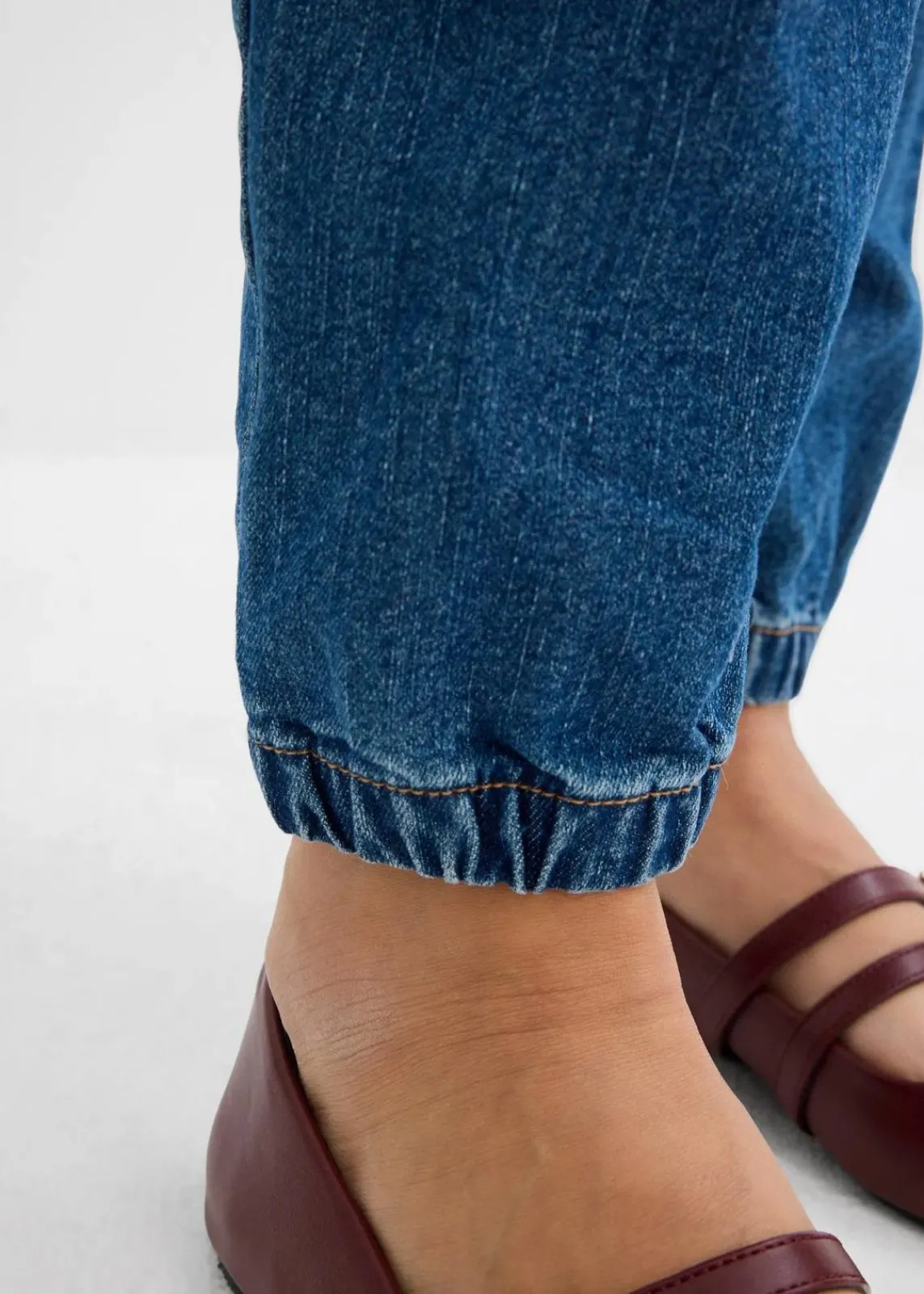 Umstands-Denimjogger aus Bio-Baumwolle|bonprix New