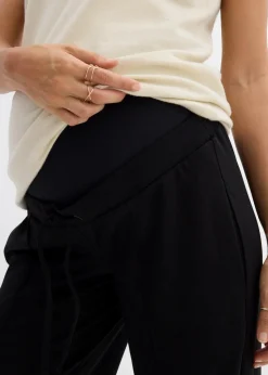 Umstandshose aus Punto di Roma, gerades, weites Bein|bonprix