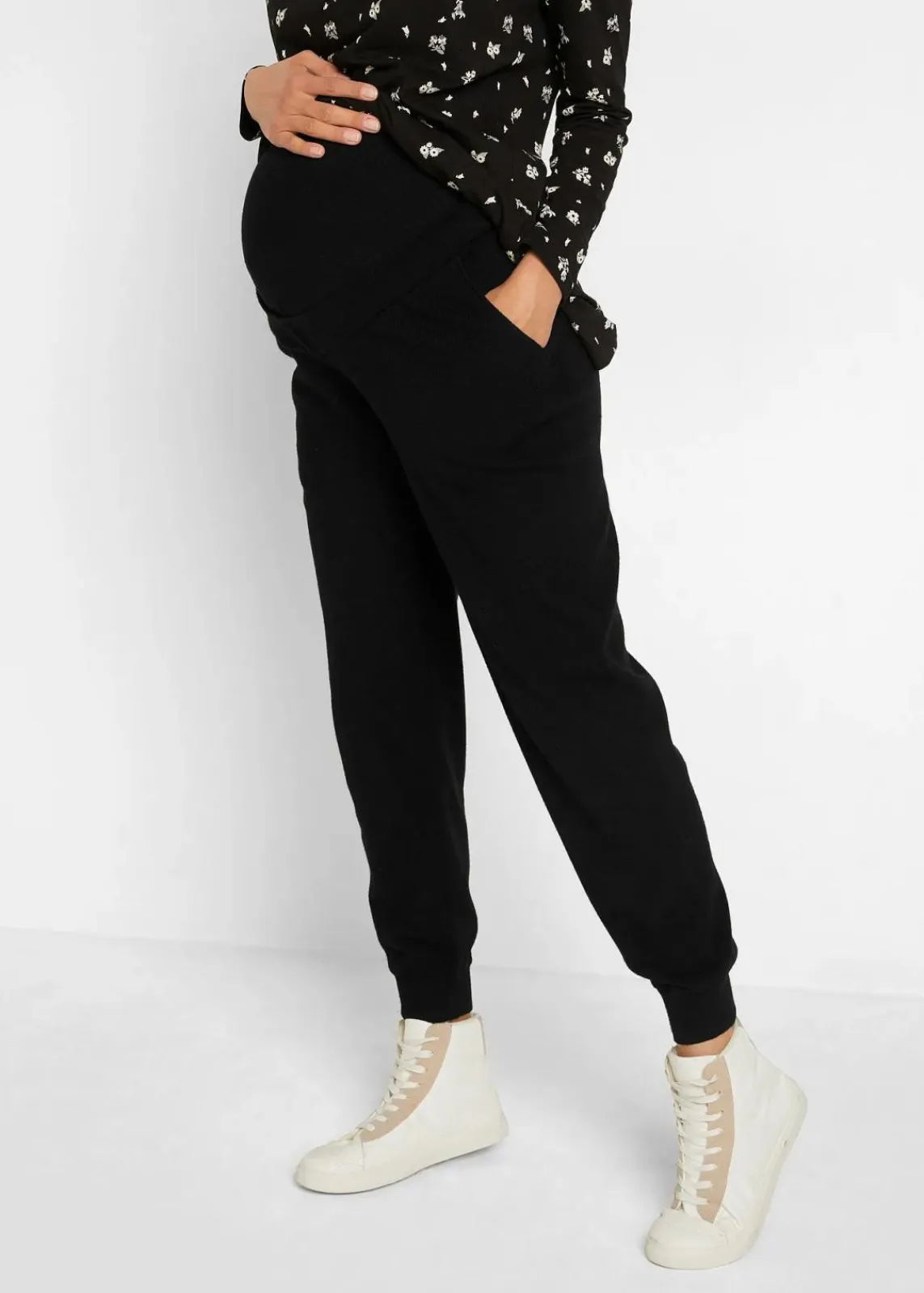 Umstandshose aus weichem Strick|bonprix Online