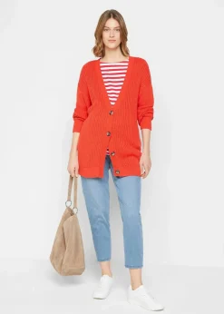 bonprix Bekleidung·Blazer|Umstandsmode|Umstandsjeans aus Baumwoll-Stretch, schmal zulaufendes Bein blau denim