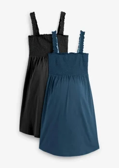 Umstandskleider aus Bio-Baumwolle (2er Pack)|bonprix Outlet