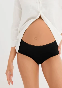 Umstandspanty mit Bio-Baumwolle und Spitze (3er Pack)|bonprix Hot