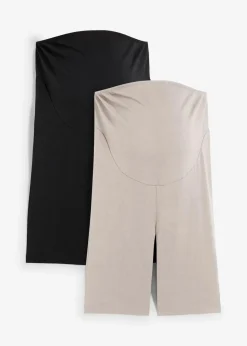 Umstands-Radlerhose aus Bio-Baumwolle (2er Pack)|bonprix Hot