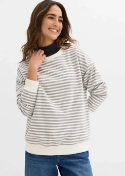Umstandssweatshirt und Sweatshirt aus Bio-Baumwolle|bonprix Outlet