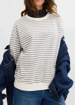 Umstandssweatshirt und Sweatshirt aus Bio-Baumwolle|bonprix Outlet