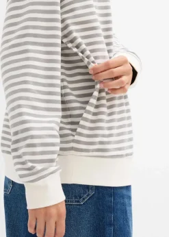 Umstandssweatshirt und Sweatshirt aus Bio-Baumwolle|bonprix Outlet