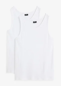 Unterhemd (2er Pack) aus Bio-Baumwolle|bonprix Sale