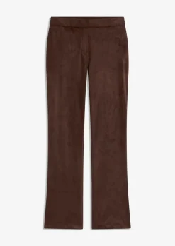 Velourslederimitat Flared Hose|bonprix Outlet