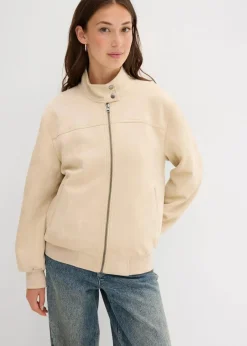 Velourslederimitat-Jacke|bonprix New