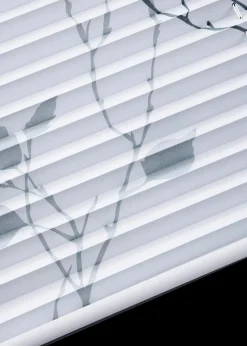 bonprix Fensterverdunkelung|Fensterverdunkelung|Verdunkelungsplissee mit Blumenranken grau