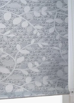 bonprix Fensterverdunkelung|Fensterverdunkelung|Verdunkelungsrollo Jacquard grau