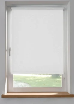 bonprix Rollos|Fensterverdunkelung|Verdunkelungsrollo mit Struktur weiß