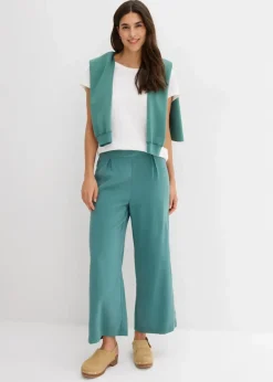 Verkürzte Hose aus weichem Viskose-Mix|bonprix Best