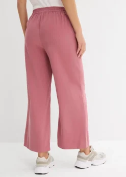 Verkürzte Hose aus weichem Viskose-Mix|bonprix Hot