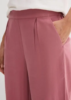 Verkürzte Hose aus weichem Viskose-Mix|bonprix Hot