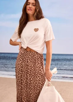 Verkürztes Shirt mit überschnittener Schulter|bonprix Outlet