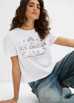 Verkürztes T-Shirt aus Jersey|bonprix Best