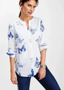 Viskose Bluse bedruckt|bonprix Hot