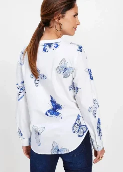 Viskose Bluse bedruckt|bonprix Hot