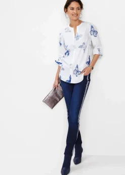 Viskose Bluse bedruckt|bonprix Hot