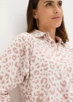 Viskose- Bluse mit Fledermausärmeln|bonprix Discount