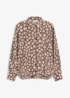 Viskose- Bluse mit Fledermausärmeln|bonprix