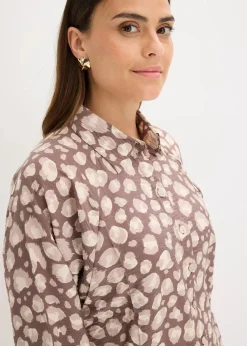 Viskose- Bluse mit Fledermausärmeln|bonprix