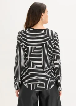 Viskose Langarmshirt|bonprix Discount