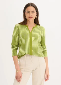 Viskose Langarmshirt|bonprix
