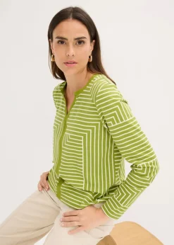 Viskose Langarmshirt|bonprix