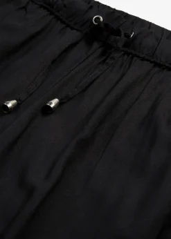 bonprix Bekleidung·Kleider|Hosen|Viskose Schlupfhose schwarz