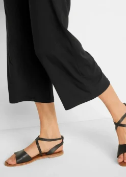 bonprix Bekleidung·Kleider|Hosen|Viskose-Jersey-Hose schwarz