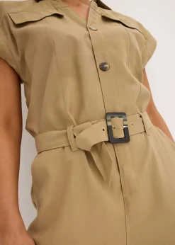 Viskose-Jumpsuit mit Bindeband|bonprix