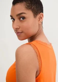 Viskose-Top mit Spitze|bonprix Best