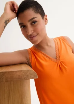 Viskose-Top mit Spitze|bonprix Best