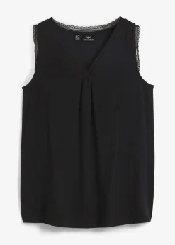 Viskose-Top mit Spitze|bonprix Online