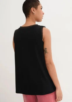 Viskose-Top mit Spitze|bonprix Online