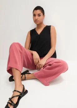 Viskose-Top mit Spitze|bonprix Online